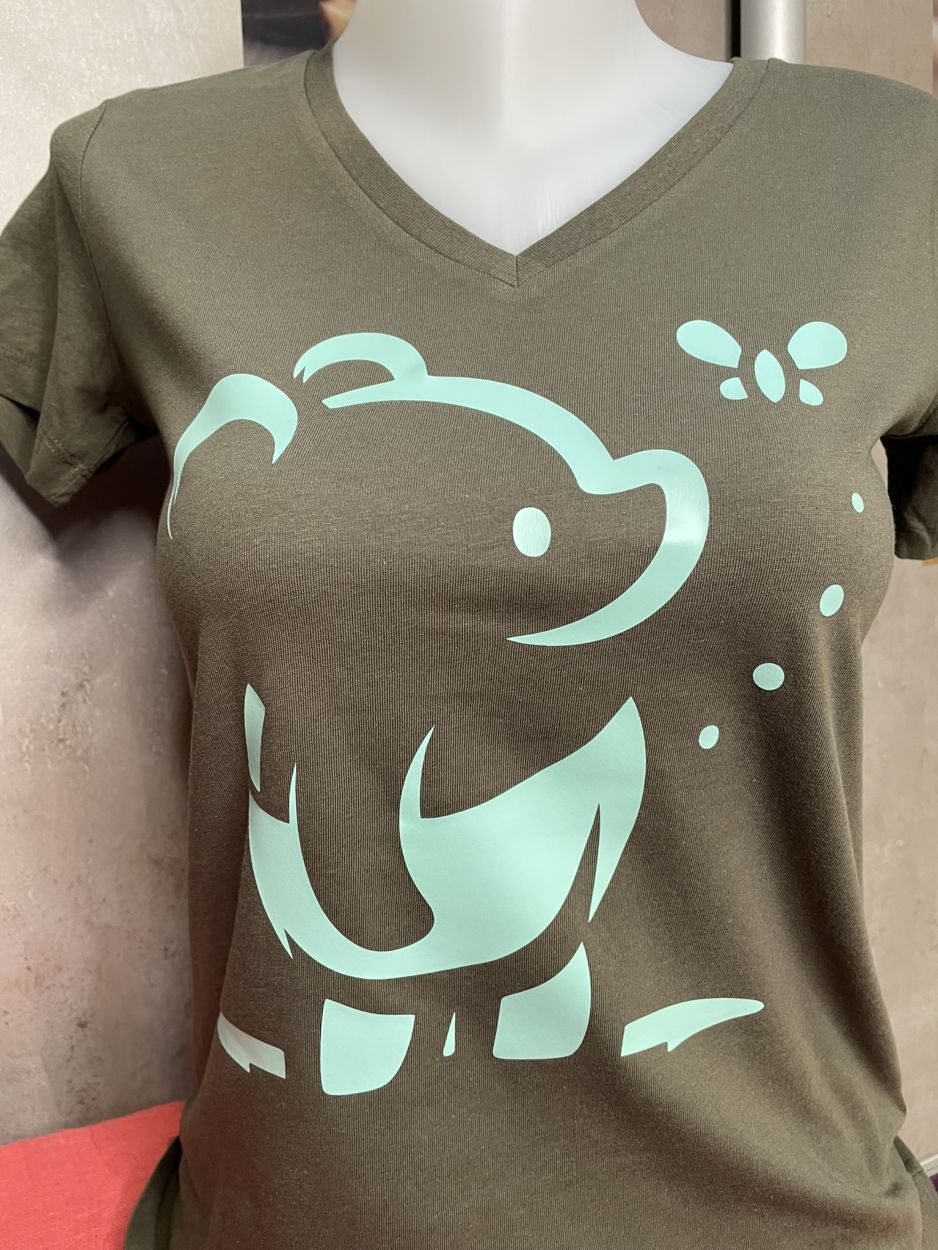 tshirt coton femme flocage