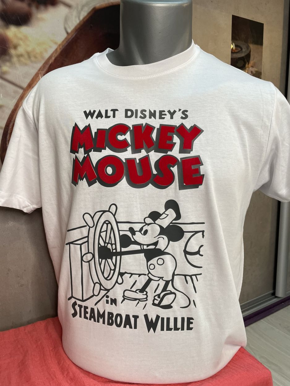 tshirt flocage mickey homme