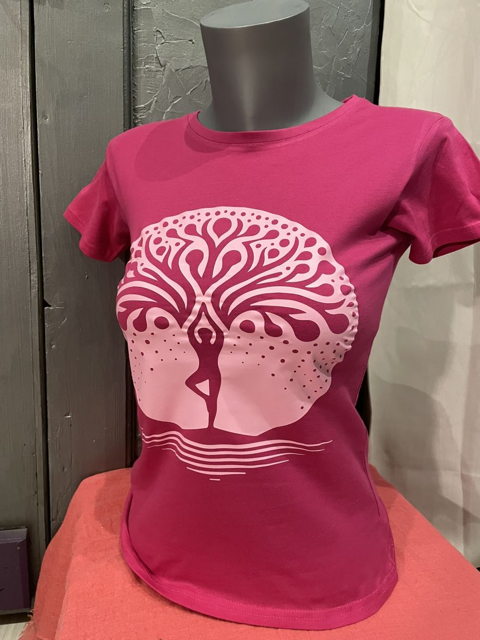 tshirt zen flocage yoga