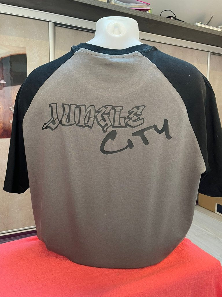 t-shirt jungle city flocage