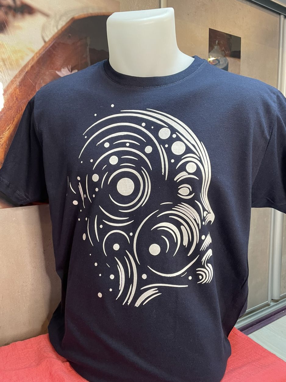 T-shirt visage flocage moselle