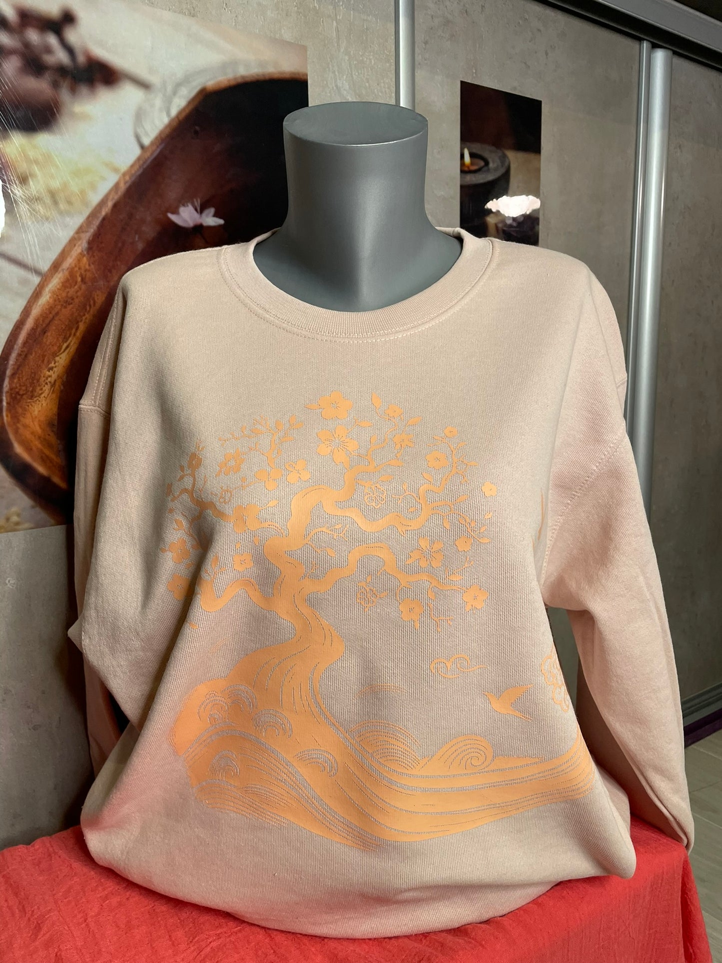 Sweat Femme avec flocage Arbre