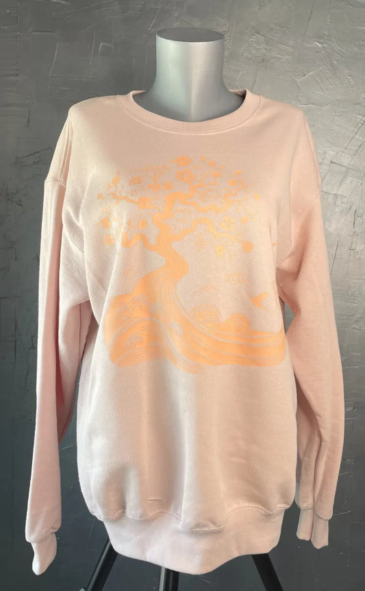 Sweat Femme avec flocage Arbre