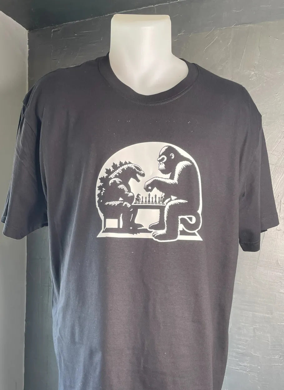 T-shirt Homme avec flocage Partie d'échecs