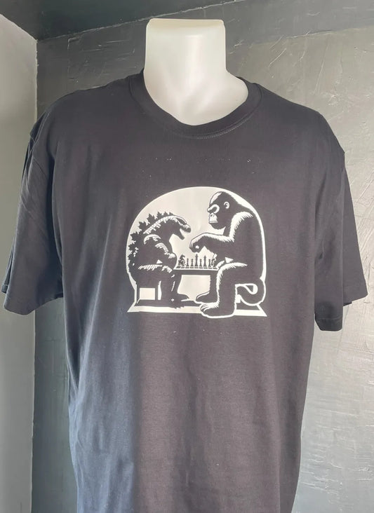 T-shirt Homme avec flocage Partie d'échecs