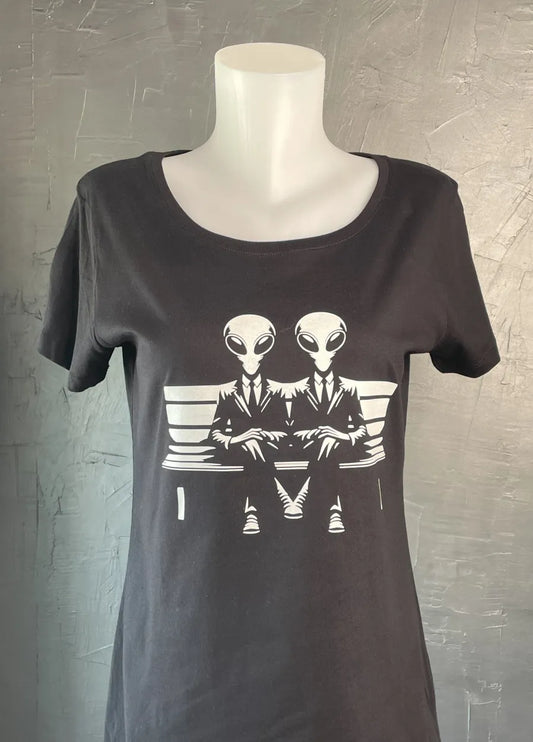 T-shirt Femme floqué Extraterrestres