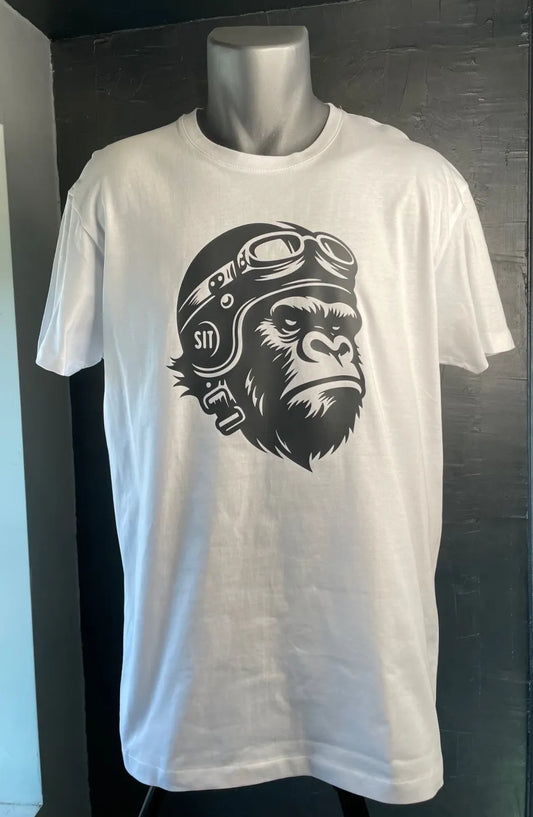 T-shirt Homme avec flocage Gorille